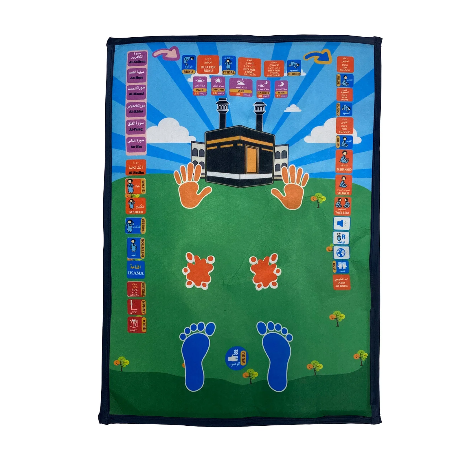 Electronic Baby Cushion Play Mats Worship Blanket Meditation Pilgrimage Muslim Blanket Tool Crawling Pad Folding Mat Carpet
Electronic Baby Cushion Play Mats Worship Blanket Meditation Pilgrimage Muslim Blanket Tool Crawling Pad Folding Mat Carpet