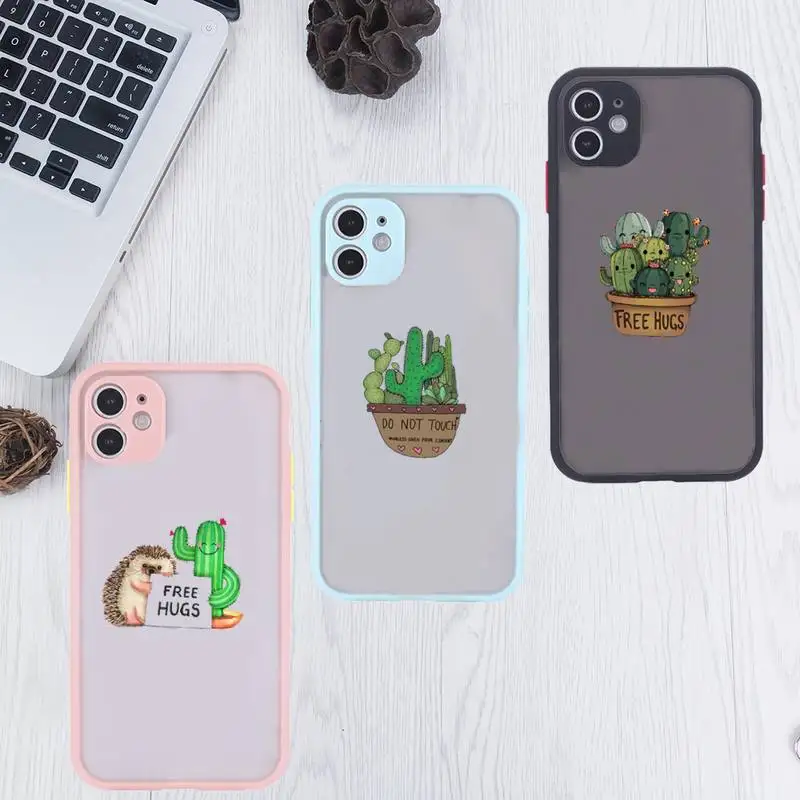 Cartoon cactus cute and funny Phone Case Clear Funda matte transparent For blue iPhone 7 8 x xs xr 11 12 pro plus max mini
Cartoon cactus cute and funny Phone Case Clear Funda matte transparent For blue iPhone 7 8 x xs xr 11 12 pro plus max mini