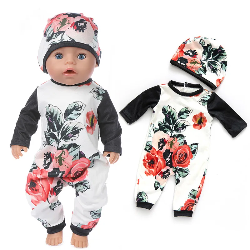 Fit 17 inch Born New Baby 43cm Doll Clothes Accessories 3-piece Hat Rose Suit For Baby Birthday Festival Gift
Fit 17 inch Born New Baby 43cm Doll Clothes Accessories 3-piece Hat Rose Suit For Baby Birthday Festival Gift
