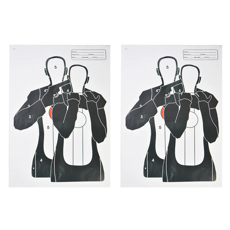 10Pcs 45*32cm Archery Target Paper Useful Face Gauge Bow and Arrow Darts Outdoor Shooting Game Competition Accessories | Спорт и