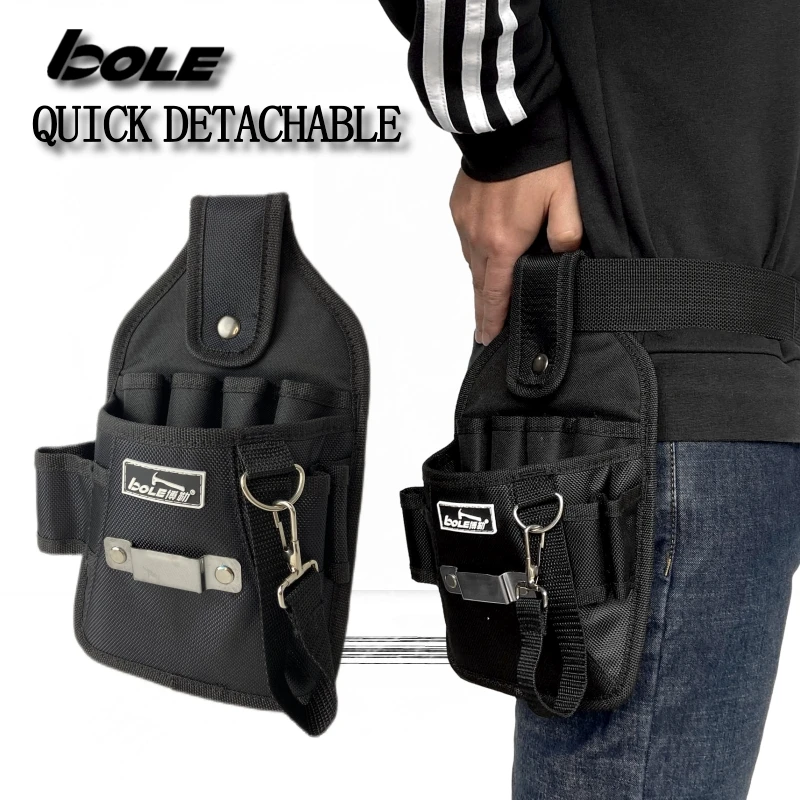 BOLE Manual Tool Bag, Multi-Functional Waist Bag, Portable Thickened Wear Resistant WaterProof Bag
BOLE Manual Tool Bag, Multi-Functional Waist Bag, Portable Thickened Wear Resistant WaterProof Bag