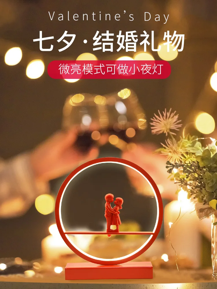 Table Lamp Bedside Lamp Master Bedroom Creative Warm Simple Modern Room Small Night Light Luces Led Bedroom Decoration EI50NL
Table Lamp Bedside Lamp Master Bedroom Creative Warm Simple Modern Room Small Night Light Luces Led Bedroom Decoration EI50NL