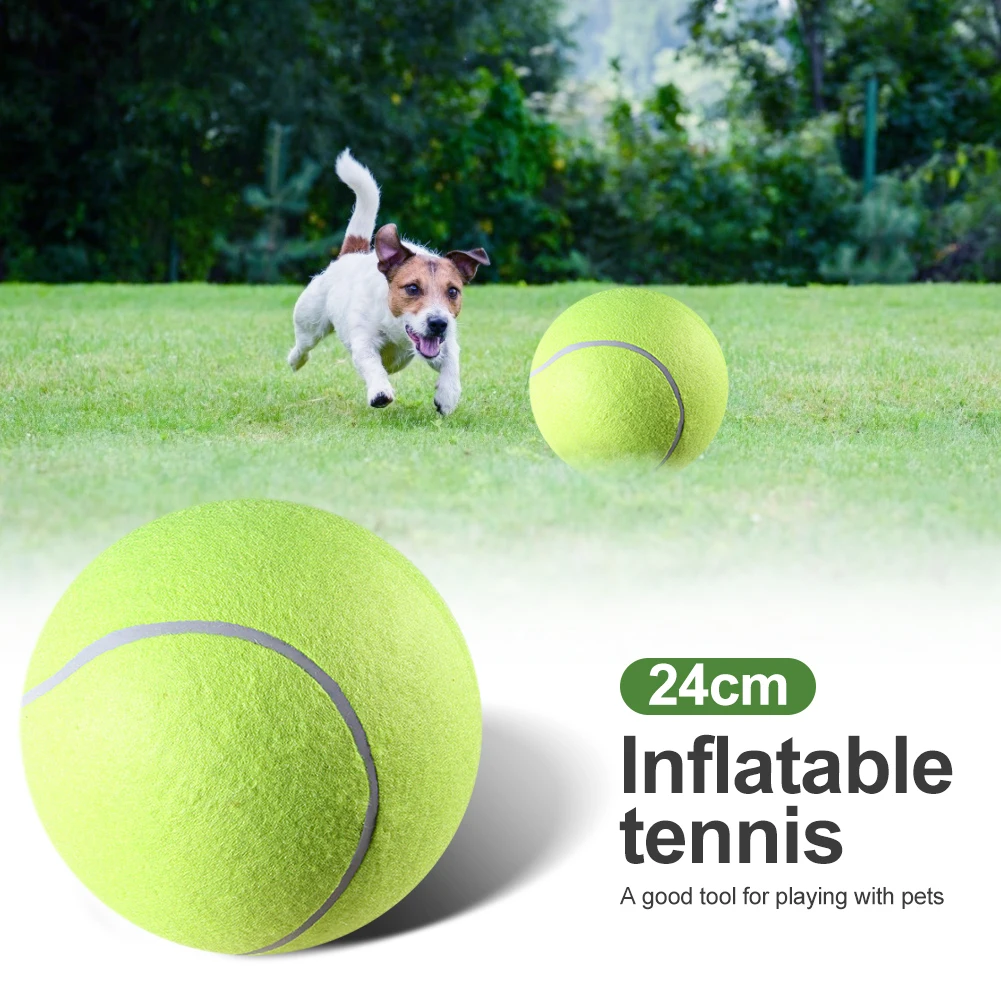New 6.3/24CM Big Giant Pet Dog Puppy Tennis Ball Thrower Chucker Launcher Play Toy Supplies Outdoor Sports With Natural Rubber
New 6.3/24CM Big Giant Pet Dog Puppy Tennis Ball Thrower Chucker Launcher Play Toy Supplies Outdoor Sports With Natural Rubber