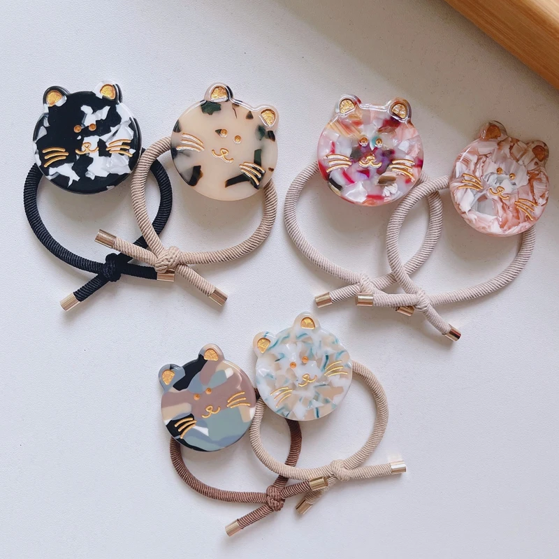 Korean Elegant Hair Rope Bracelet Scrunchie Women Elastic Hair Rubber Bands Accessories Girls Tie Hair Ring Headdress Holder Cat
Korean Elegant Hair Rope Bracelet Scrunchie Women Elastic Hair Rubber Bands Accessories Girls Tie Hair Ring Headdress Holder Cat