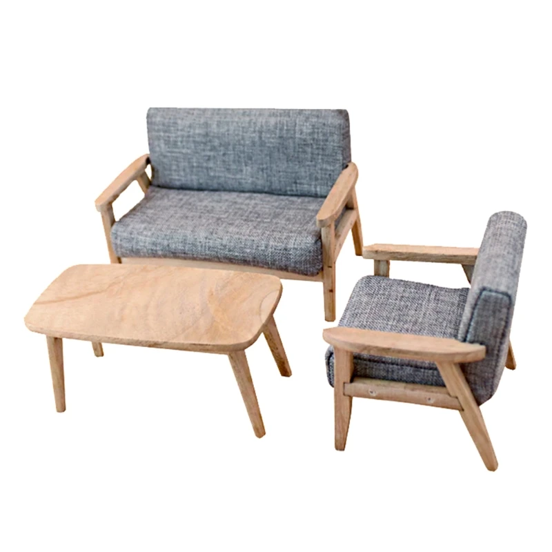 1/12 Mini Dollhouse Miniature Accessories Wood Sofa Model Living Room Furniture BX0D
1/12 Mini Dollhouse Miniature Accessories Wood Sofa Model Living Room Furniture BX0D