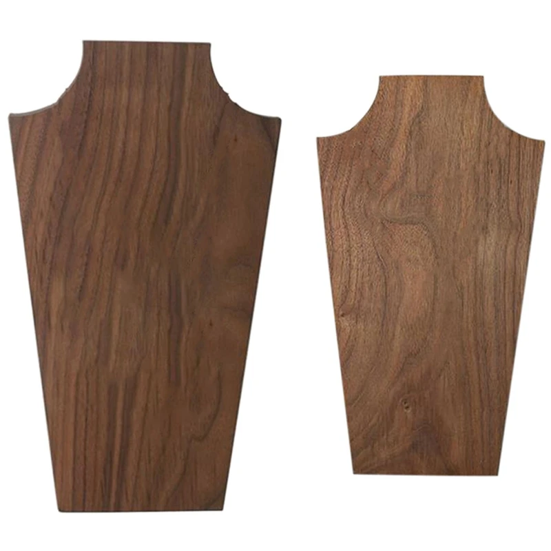 2X Necklace Bust Solid Wood Pendant Necklace Display Stand Earrings Ring Display Stand Bracelet Showcase-Large & Small
2X Necklace Bust Solid Wood Pendant Necklace Display Stand Earrings Ring Display Stand Bracelet Showcase-Large & Small