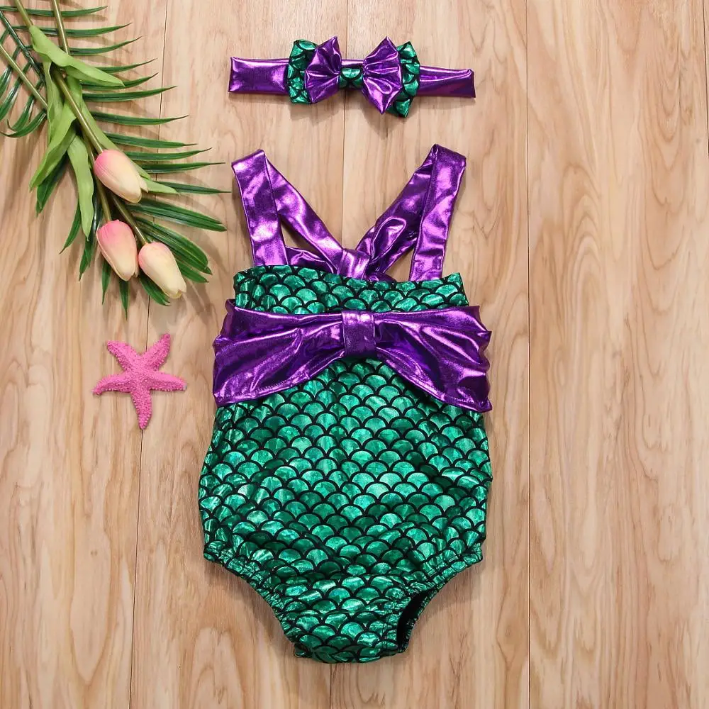 Baby Girls Bikini Set Mermaid Swimsuit Summer Bathing Suit Swimwear Halter Tankini 0-24M Fit
Baby Girls Bikini Set Mermaid Swimsuit Summer Bathing Suit Swimwear Halter Tankini 0-24M Fit