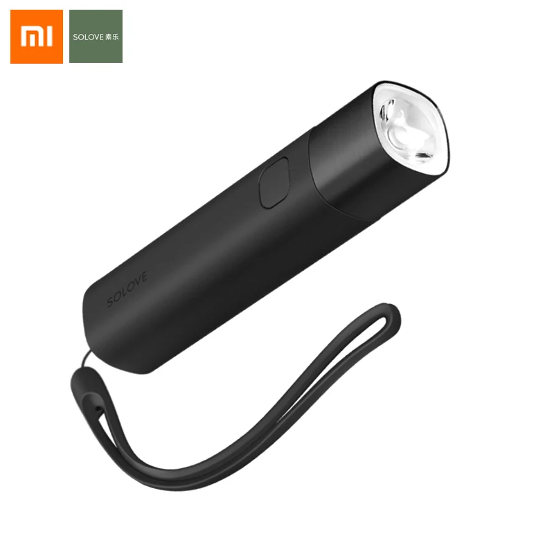 Портативный мини фонарик XIAOMI MIJIA Solove X3 переносной внешний аккумулятор с USB