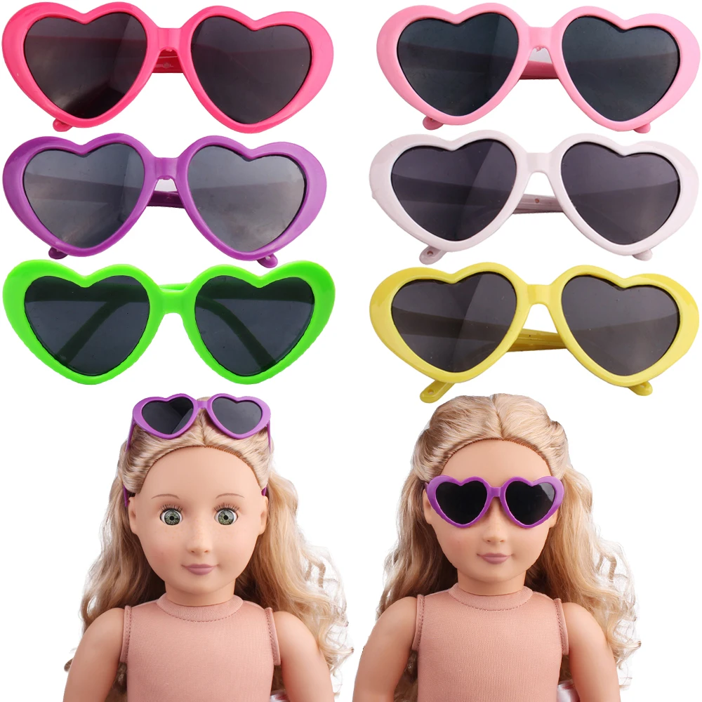 18 Inch American Doll Girls Plastic Love Glasses Sunglasses Baby Toys Accessories Fit 43 Cm Boy Dolls Gift c202
18 Inch American Doll Girls Plastic Love Glasses Sunglasses Baby Toys Accessories Fit 43 Cm Boy Dolls Gift c202