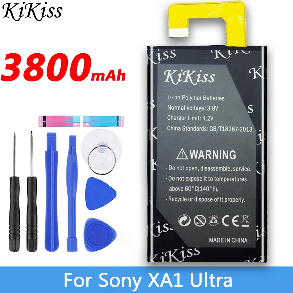 KiKiss LIP1641ERPXC Replacement Li-polymer Battery For Sony XA1 Ultra XA1U G3226 C7 Mobile Phone Battery 3800mAh
KiKiss LIP1641ERPXC Replacement Li-polymer Battery For Sony XA1 Ultra XA1U G3226 C7 Mobile Phone Battery 3800mAh
