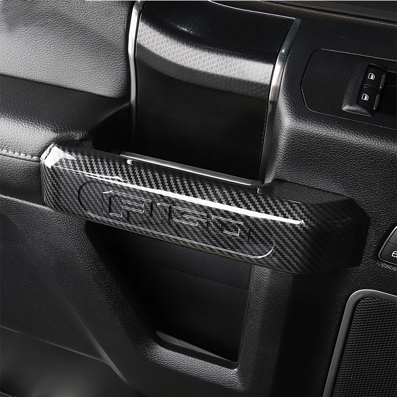 For Ford ABS Carbon Grain Inner Door Handle Cover Trim For F150 2016-2020 RAPTOR 2018 2019 2017 Limited Crew Cab Car Accessories
For Ford ABS Carbon Grain Inner Door Handle Cover Trim For F150 2016-2020 RAPTOR 2018 2019 2017 Limited Crew Cab Car Accessories