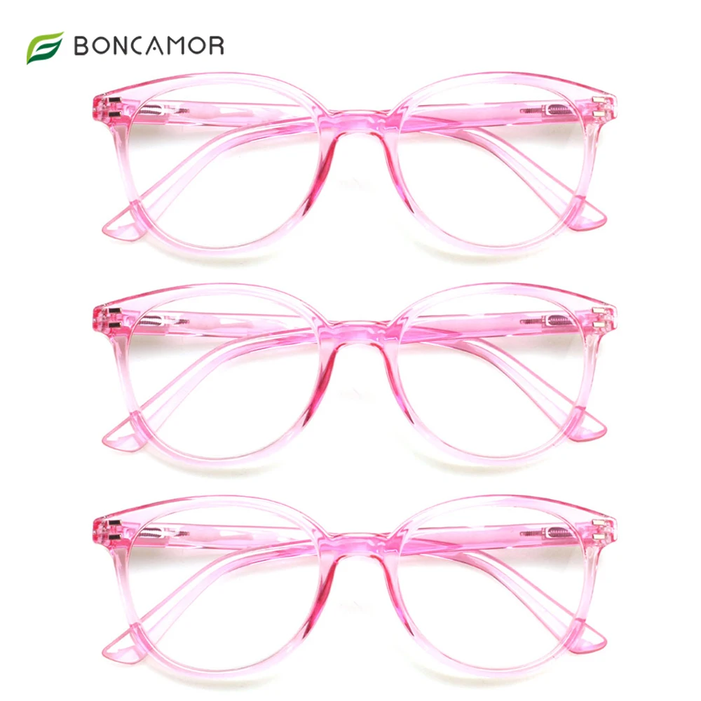 3 Pack Round Stylish Reading Glasses Pair with Spring Hinge Fashion Glasses for Reading for Men and Women Black/Tortoise
3 Pack Round Stylish Reading Glasses Pair with Spring Hinge Fashion Glasses for Reading for Men and Women Black/Tortoise