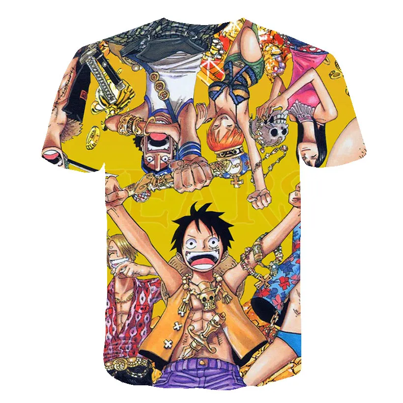 2020 One piece 3D child print t-shirt Anime Harajuku boys clothes Summer Fashion casual kids clothes camiseta Streetwear Tops
2020 One piece 3D child print t-shirt Anime Harajuku boys clothes Summer Fashion casual kids clothes camiseta Streetwear Tops