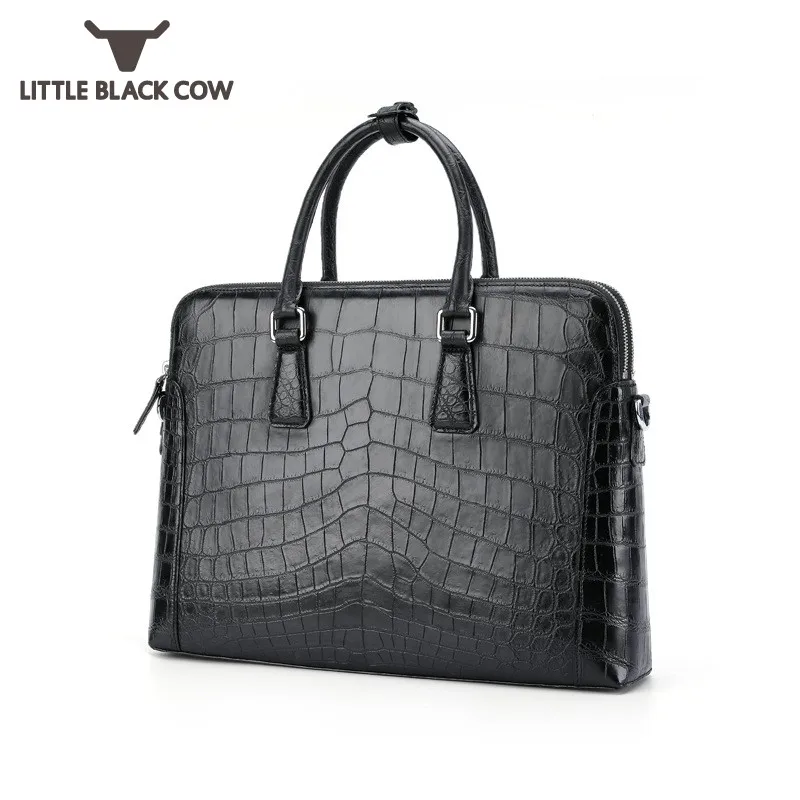 Luxury Mens Business Work Crocodile Skin Briefcase Genuine Leather Handbag Satchels Office Totes High Quality Sling Shoulder Bag
Luxury Mens Business Work Crocodile Skin Briefcase Genuine Leather Handbag Satchels Office Totes High Quality Sling Shoulder Bag
