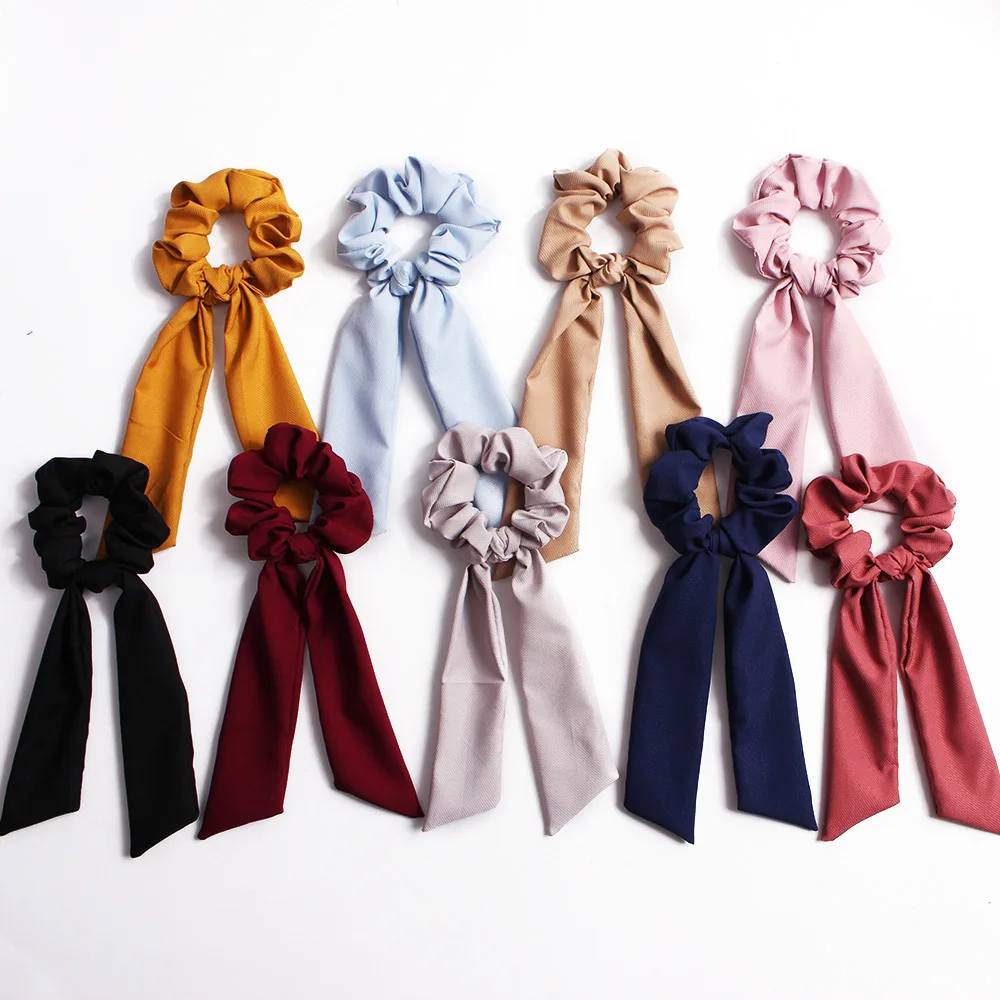 Solid Color Ribbon Hair Scrunchies Elastic Barrette Bow Hair Rope Girl Woman Hair Ties Korean Sweet Hair Accessories Headwear
Solid Color Ribbon Hair Scrunchies Elastic Barrette Bow Hair Rope Girl Woman Hair Ties Korean Sweet Hair Accessories Headwear