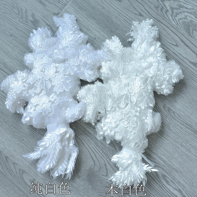 lace flowers applique embroidery lace motifies mirror lace flowers wedding dress lace patch 
lace flowers applique embroidery lace motifies mirror lace flowers wedding dress lace patch