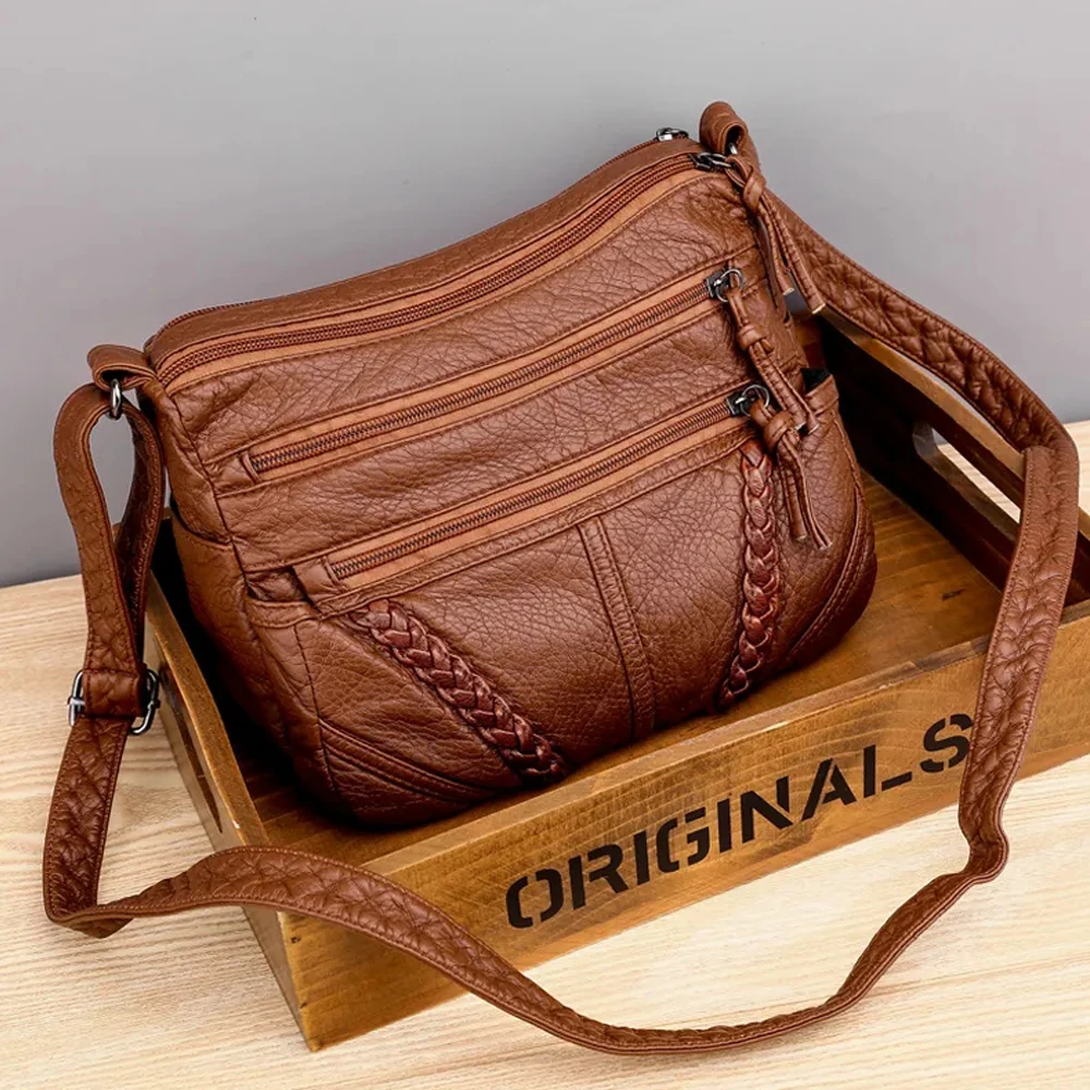 Messenger bag women 2021 new ladies bag soft leather large capacity middle-aged ladies shoulder backpack tide BAG059
Messenger bag women 2021 new ladies bag soft leather large capacity middle-aged ladies shoulder backpack tide BAG059