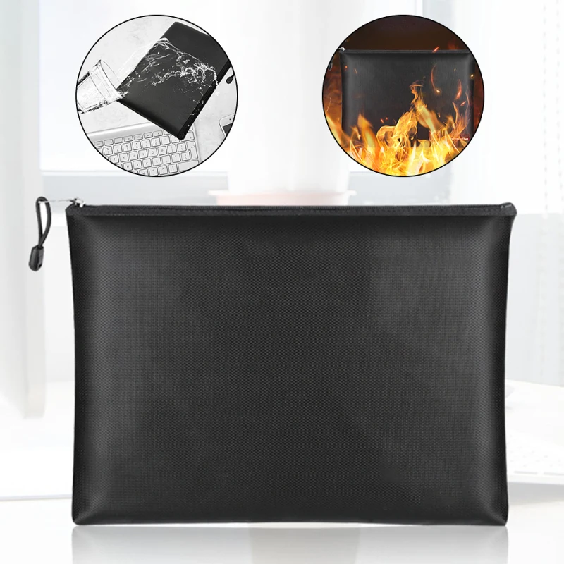1PC Multifunctional Fireproof Zipper Bag Safe Storage Pouch Waterproof Money Bags File Envelope Holder For Office Business Decor
1PC Multifunctional Fireproof Zipper Bag Safe Storage Pouch Waterproof Money Bags File Envelope Holder For Office Business Decor
