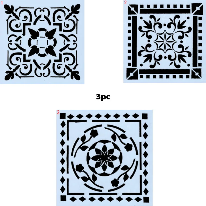 3pc Spray Flowers Painting Template DIY Decor Hollow Mold Scrapbook Graffiti Drawing Stencils Office School Supplies Reusable
3pc Spray Flowers Painting Template DIY Decor Hollow Mold Scrapbook Graffiti Drawing Stencils Office School Supplies Reusable