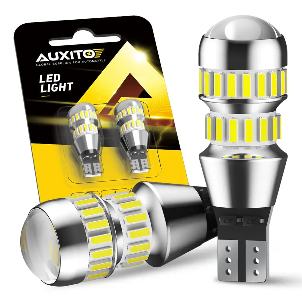 

AUXITO 2Pcs T15 W16W LED Canbus No Error T16 912 921 LED Bulb Light 4014 42-SMD 2000LM Car Backup Reverse Lights Auto Lamp 12V