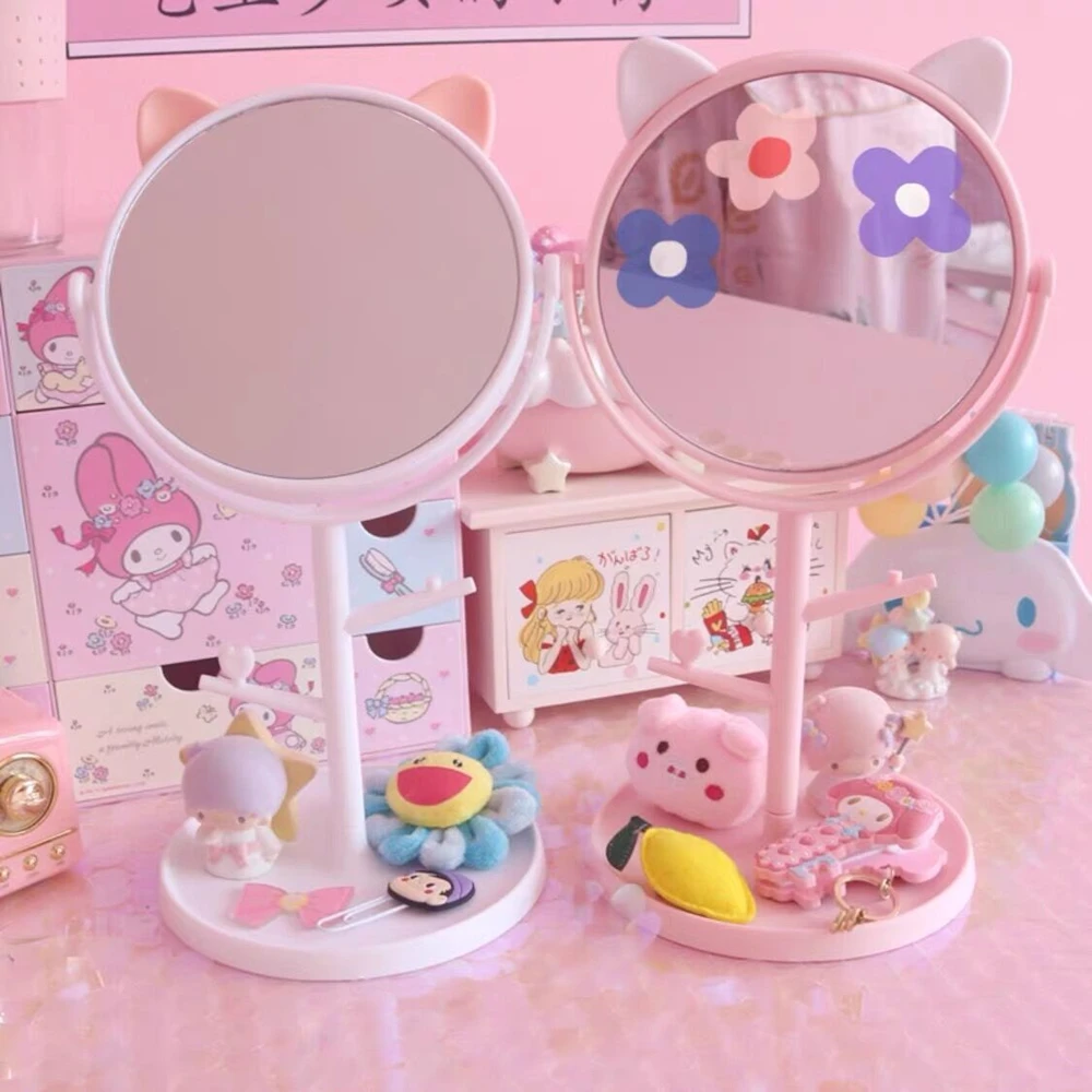 Cartoon Desktop Makeup Mirror Desktop Princess Mirror Cute Girl Student Dressing Pink Mirror With Storage Mirror Girl Gift
Cartoon Desktop Makeup Mirror Desktop Princess Mirror Cute Girl Student Dressing Pink Mirror With Storage Mirror Girl Gift