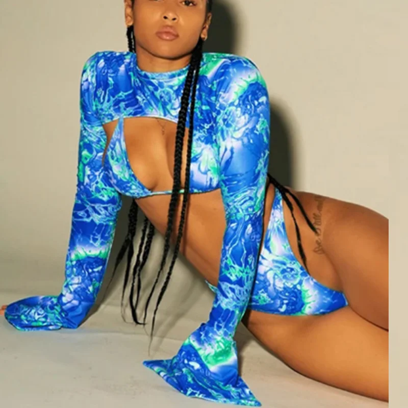 Sale Sexy High Waist Print 3 Piece Swimsuit Women Cross Bandage Micro Bikini Set Swimwear Push Up Fashion Beach Bathing Suit
Sale Sexy High Waist Print 3 Piece Swimsuit Women Cross Bandage Micro Bikini Set Swimwear Push Up Fashion Beach Bathing Suit