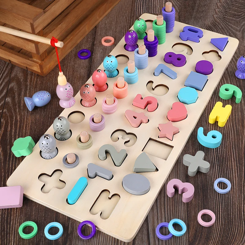 Mwz Kids Montessori Materials Wooden Toys Magnetic Fishing Game Count Shape Cognition Math Toys Educational Toys For Children
Mwz Kids Montessori Materials Wooden Toys Magnetic Fishing Game Count Shape Cognition Math Toys Educational Toys For Children