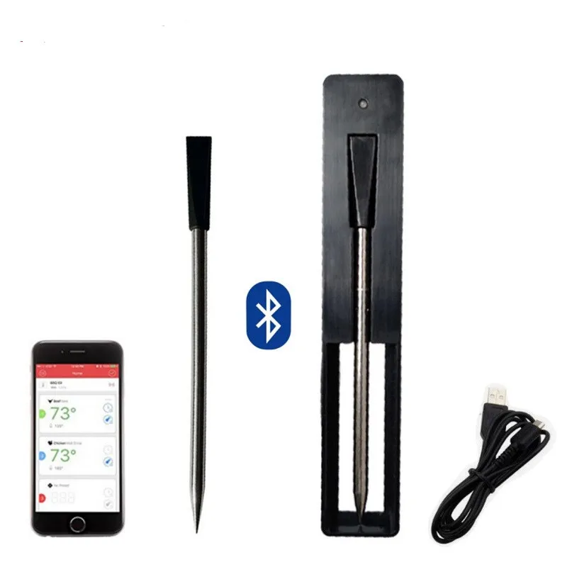 Kitchen Wireless Meat Food Steak Thermometer for Oven Grill BBQ Smoker Rotisserie Kitchen Smart Digital Bluetooth BBQ Outdoor
Kitchen Wireless Meat Food Steak Thermometer for Oven Grill BBQ Smoker Rotisserie Kitchen Smart Digital Bluetooth BBQ Outdoor