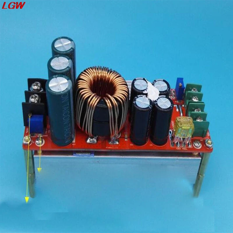 DC DC voltage converter CV Boost converter boost adjustable module power supply 1500W 30A DC-DC 10V -60V to 12V-90V regulator
DC DC voltage converter CV Boost converter boost adjustable module power supply 1500W 30A DC-DC 10V -60V to 12V-90V regulator