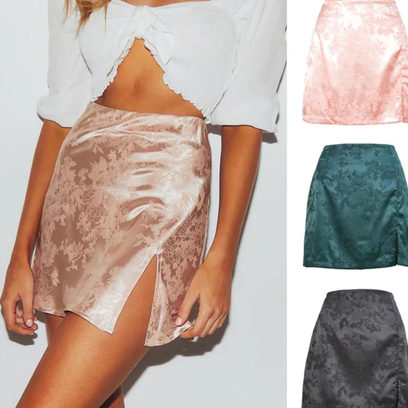 Bikoles 2021 Summer New Fashion Sexy Empire Jacquard Ladies Split Mini Skirt Zippers Patchwork Lift Buttock Bodycon Women Basic 
Bikoles 2021 Summer New Fashion Sexy Empire Jacquard Ladies Split Mini Skirt Zippers Patchwork Lift Buttock Bodycon Women Basic