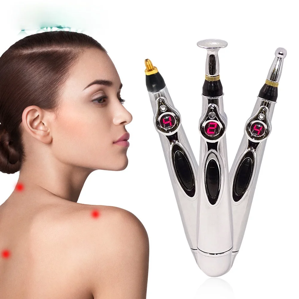 Newst Electronic Acupuncture Pen Electric Meridians Laser Therapy Heal Massage Pen Meridian Energy Pen Relief Pain Tools
Newst Electronic Acupuncture Pen Electric Meridians Laser Therapy Heal Massage Pen Meridian Energy Pen Relief Pain Tools