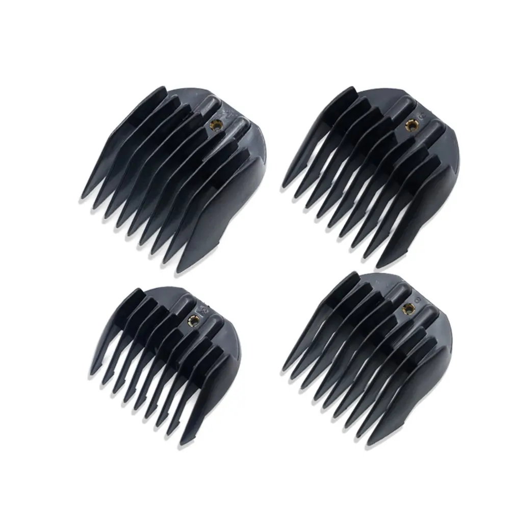 4PCS Universal Hair Clipper Limit Comb Black Haircut Caliper Set Universal Limit Comb Hairdressing Hair Styling Tool
4PCS Universal Hair Clipper Limit Comb Black Haircut Caliper Set Universal Limit Comb Hairdressing Hair Styling Tool