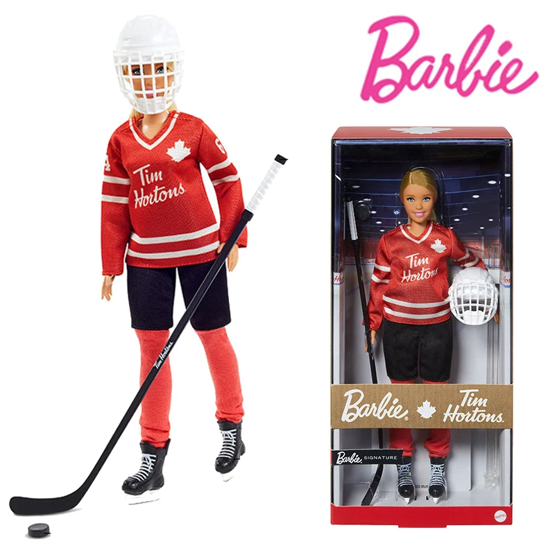 

Barbie GHT51 Signature Tim Horton's Pop 12-Inch Religious Collectible Dragen Hockey Uniform Edition Toy Kids & Collectors Poison