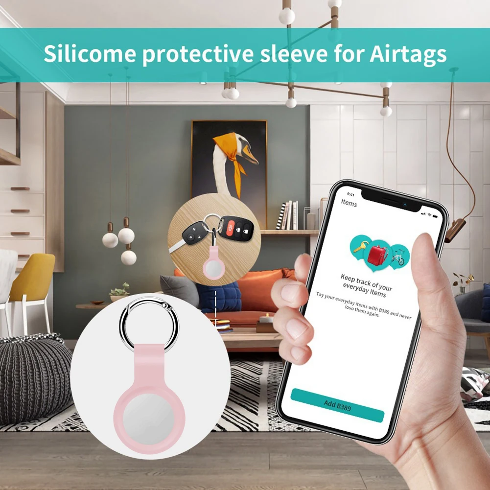 New For Apple Locator Tracker Anti-lost Device Keychain Protective Back Cover For Apple Airtags Liquid Silicone Protective Cases
New For Apple Locator Tracker Anti-lost Device Keychain Protective Back Cover For Apple Airtags Liquid Silicone Protective Cases