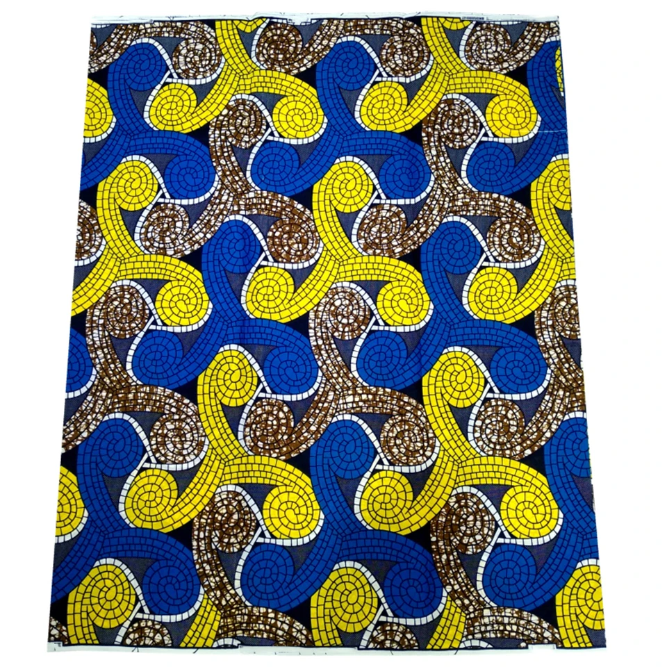 

6 Yards Ankara Mitex Wax Print/ African Fabrics Kitenge/Pagnes/Tissues Africain/ Lapa/Chitenge LBL-60