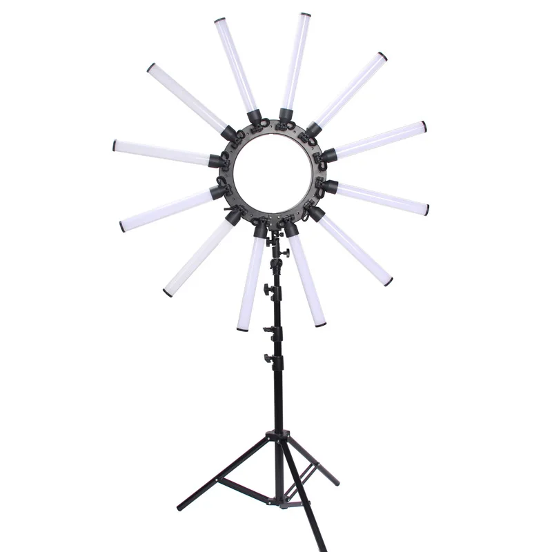 38 Inch Led Live Light 12 Tubes Of Foldable Fill Light Photography Photographic Lighting For Video Shooting
38 Inch Led Live Light 12 Tubes Of Foldable Fill Light Photography Photographic Lighting For Video Shooting