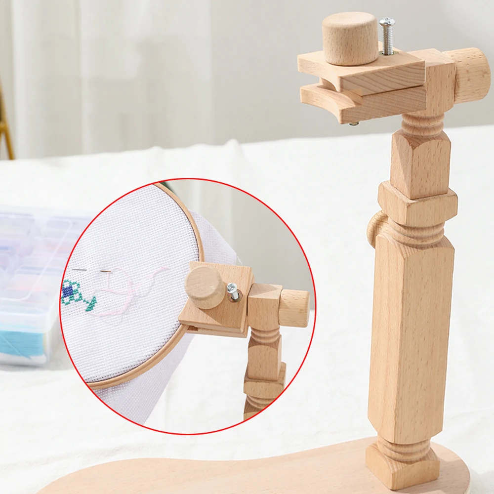 Wooden Embroidery Stand Hoop Adjustable Embroidery Lap Stand Cross Stitch Rack Cross Stitch Frames Rack DIY Cross Stitch Hoop
Wooden Embroidery Stand Hoop Adjustable Embroidery Lap Stand Cross Stitch Rack Cross Stitch Frames Rack DIY Cross Stitch Hoop