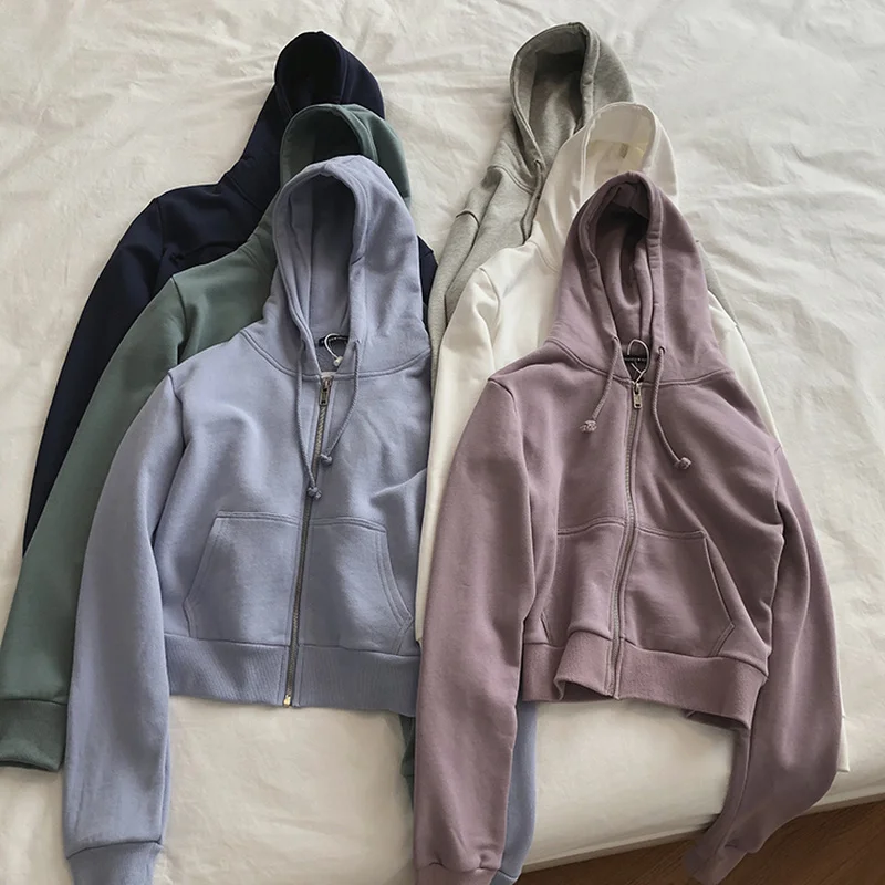 Korean Version of The Short Cardigan Jacket Autumn and Winter Retro BM Wind Zipper Sweater Women 
Korean Version of The Short Cardigan Jacket Autumn and Winter Retro BM Wind Zipper Sweater Women