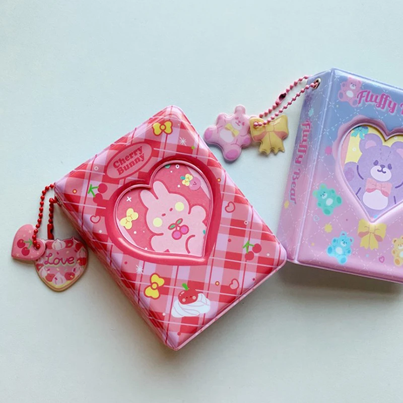 3 Inch Mini Photo Album 32 Pockets Square Hollow Kpop Card Holder cute Picture Storage Case PVC Photocard Holder
3 Inch Mini Photo Album 32 Pockets Square Hollow Kpop Card Holder cute Picture Storage Case PVC Photocard Holder