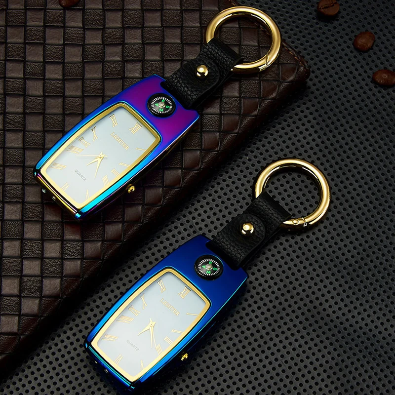 Tungsten Electric Heating Wire Personalized Car Keychain Watch Lighter Multifunctional Rechargeable Cigarette Lighter with Lamp
Tungsten Electric Heating Wire Personalized Car Keychain Watch Lighter Multifunctional Rechargeable Cigarette Lighter with Lamp