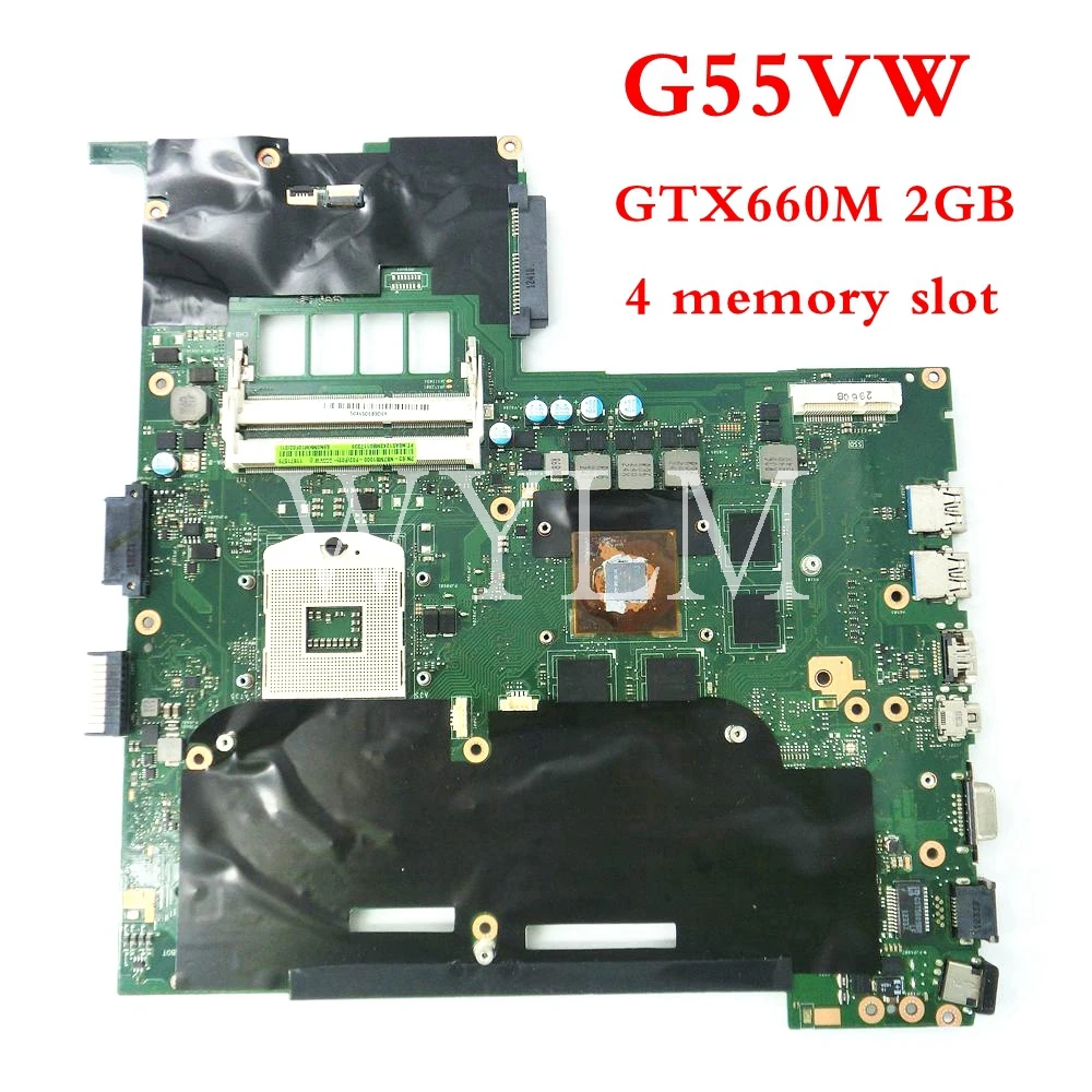 G55VW материнская плата GTX660M 2 Гб 4 слота памяти Материнская плата ASUS G55V G55VW Материнская плата ноутбука Материнская плата 100% протестирована
G55VW материнская плата GTX660M 2 Гб 4 слота памяти Материнская плата ASUS G55V G55VW Материнская плата ноутбука Материнская плата 100% протестирована