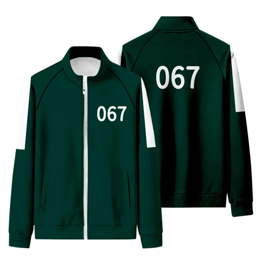 456 2021 Squid Game Costume Cosplay Costumes Round 6 Sweatshirts Hoodies Jackets for Women Streetwear Digital Printing Cardigan
456 2021 Squid Game Costume Cosplay Costumes Round 6 Sweatshirts Hoodies Jackets for Women Streetwear Digital Printing Cardigan