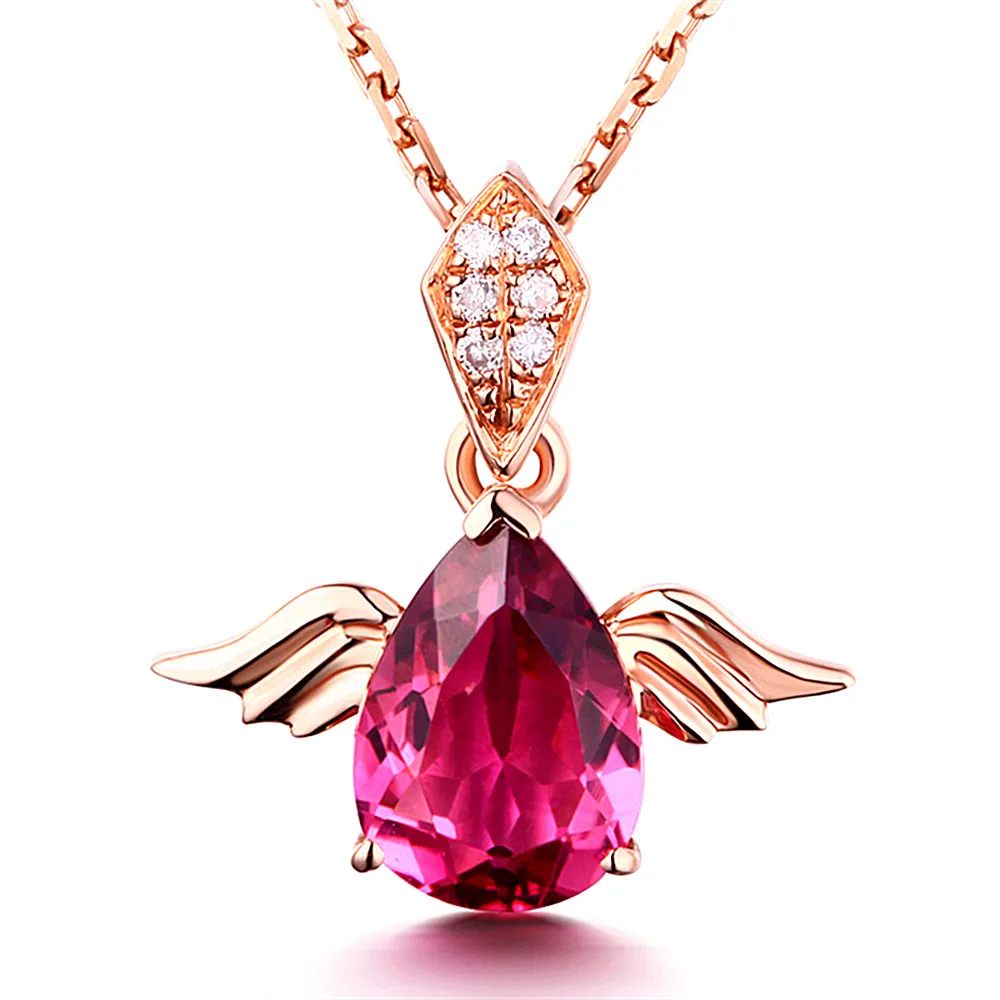 ANGEL WINGS SMALL RUBY GEMSTONES RED CRYSTAL PENDANT NECKLACES FOR WOMEN DIAMONDA ROSE GOLD CHAIN CHOKER JEWELRY BIJOUX GIFTS
ANGEL WINGS SMALL RUBY GEMSTONES RED CRYSTAL PENDANT NECKLACES FOR WOMEN DIAMONDA ROSE GOLD CHAIN CHOKER JEWELRY BIJOUX GIFTS