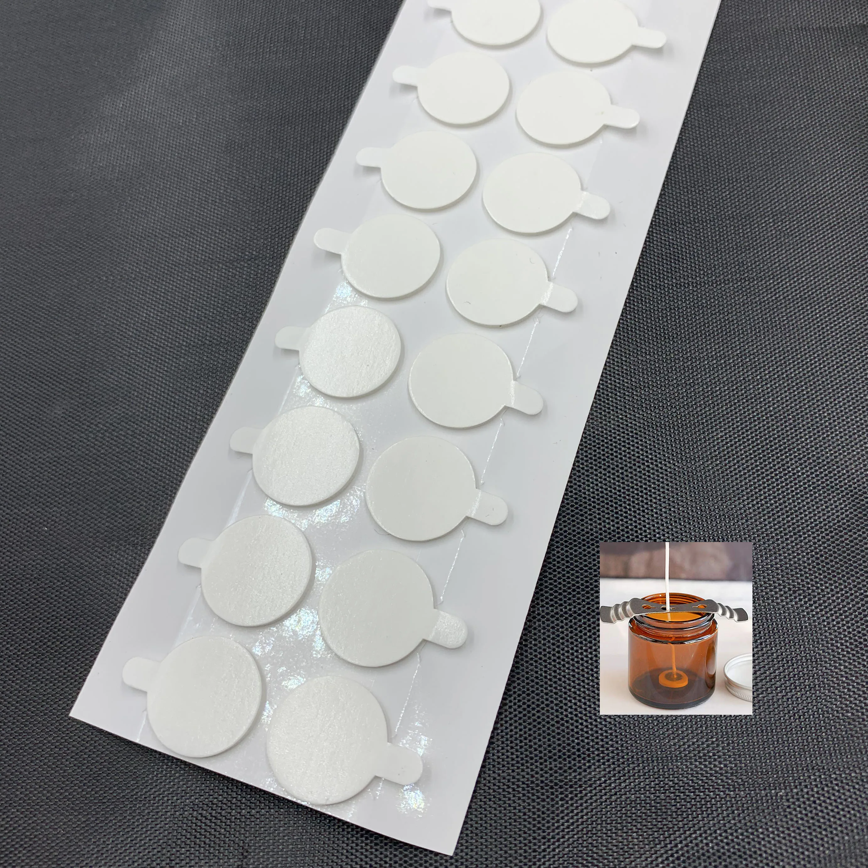 200PCS Easy Peeling Candle Wick Stickers Double-Sided Adhesive Dots for Candle Making
200PCS Easy Peeling Candle Wick Stickers Double-Sided Adhesive Dots for Candle Making