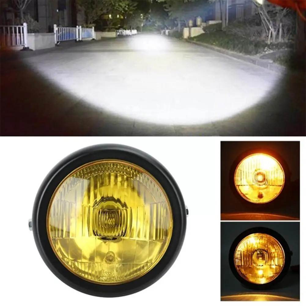 Retro motorcycle headlight modification For GN125 black shell headlight round B1M2
Retro motorcycle headlight modification For GN125 black shell headlight round B1M2