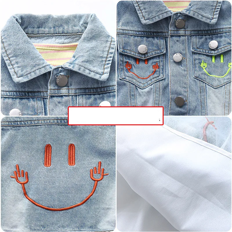 2021 Spring Infant Baby Girls Clothes Princess Denim Vest + Stripe Dress 2Pcs Baby Girl Outfit Suits Children Clothing Costume
2021 Spring Infant Baby Girls Clothes Princess Denim Vest + Stripe Dress 2Pcs Baby Girl Outfit Suits Children Clothing Costume