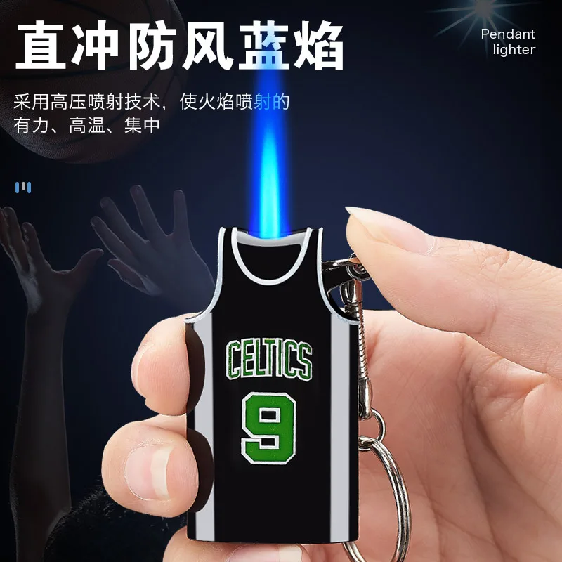 Creative Jersey Blue Flame Jet Lighter Outdoor Windproof Torch Turbo Gas Cigarette Lighter Metal Smoking Accessories Men's Gifts
Creative Jersey Blue Flame Jet Lighter Outdoor Windproof Torch Turbo Gas Cigarette Lighter Metal Smoking Accessories Men's Gifts