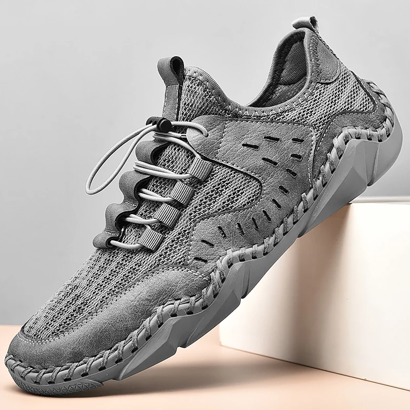 Men's Mesh Shoes Summer Breathable Mesh Stitching Fashion Slip-On Shoes Classic Hand Stitched Soft Comfortable Casual Loafers
Men's Mesh Shoes Summer Breathable Mesh Stitching Fashion Slip-On Shoes Classic Hand Stitched Soft Comfortable Casual Loafers