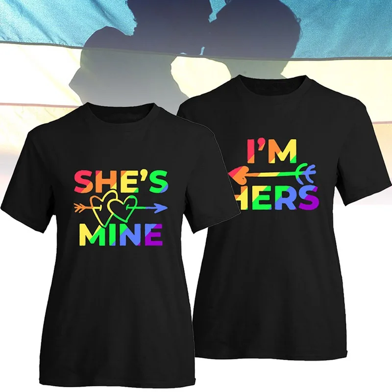 King Queen Couples T Shirt Colorful Rainbow Print Couple Tshirt Summer Fashion Woman T-shirt Casual O-Neck Tops Lovers Tee Shirt
King Queen Couples T Shirt Colorful Rainbow Print Couple Tshirt Summer Fashion Woman T-shirt Casual O-Neck Tops Lovers Tee Shirt