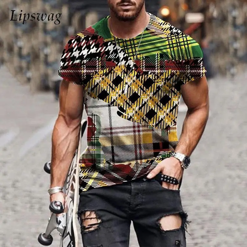 2021 Summer Men Fashion Slim Tops Streetwear Vintage Pattern Print Mens Tee Shirts Short Sleeve Casual O-Neck T-Shirt Tracksuits
2021 Summer Men Fashion Slim Tops Streetwear Vintage Pattern Print Mens Tee Shirts Short Sleeve Casual O-Neck T-Shirt Tracksuits